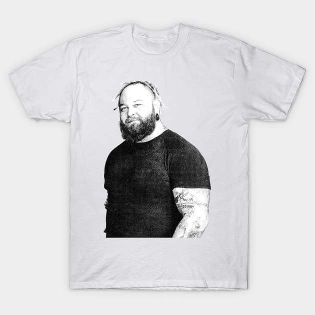 Bray wyatt Halftone T-Shirt by Resdis Materials